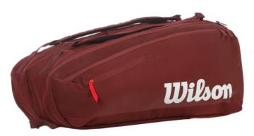 Wilson Defyer V1 9er Schlägertasche - weinrot